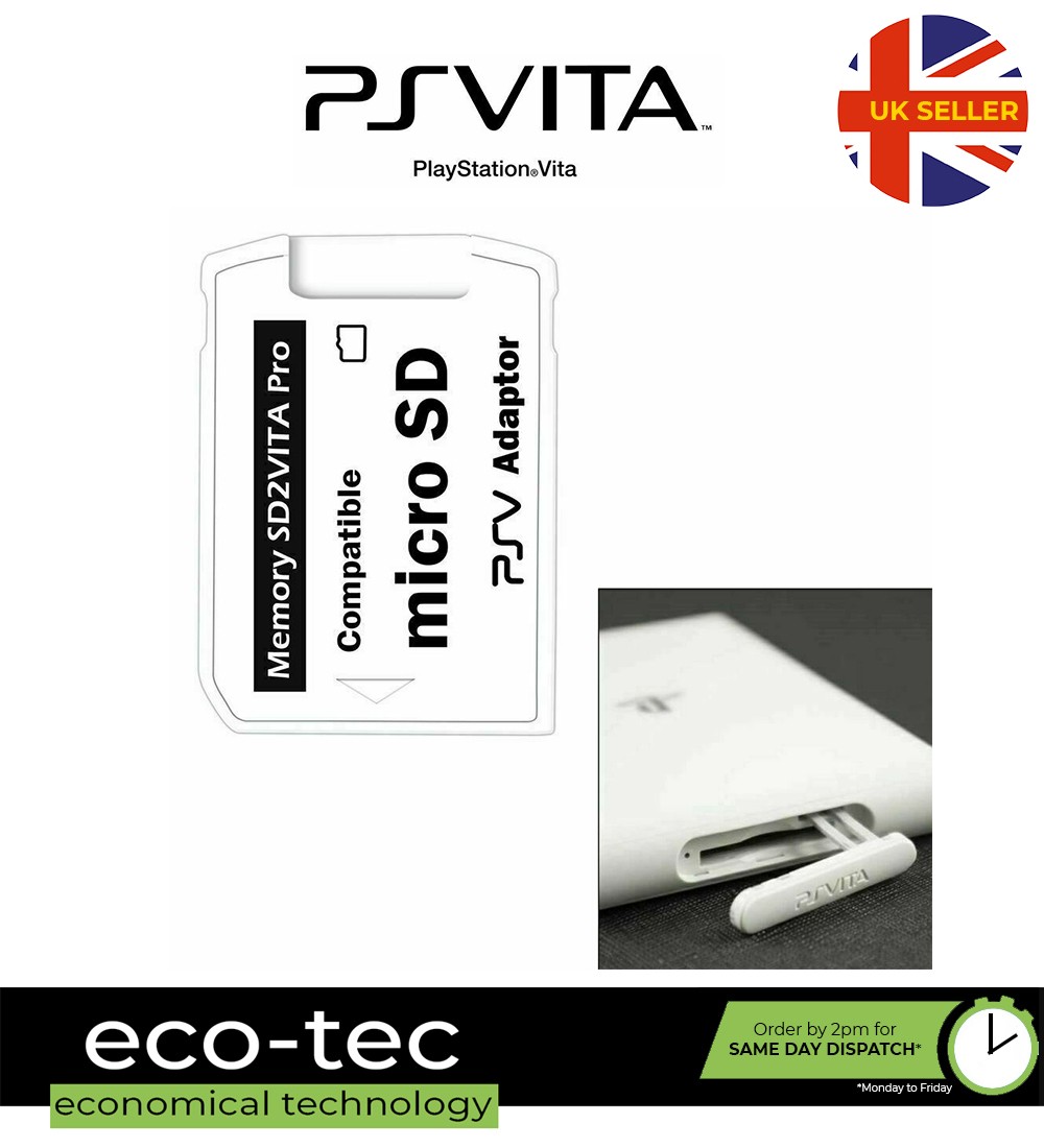 Per PSVita Scheda di Gioco a Micro SD TF Card Trasferimento Adattatore Push to Eject per PSVita SD2Vita 1000 2000 Henkaku 3.60 Accessorio Gioco - Rosso
