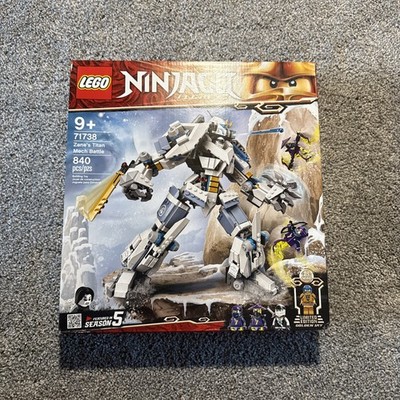 LEGO NINJAGO Legacy Zane s Titan Mech Battle 71738 Building Kit (840 Pieces)