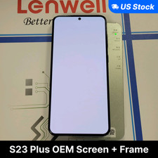 Samsung Galaxy S23 Plus OEM Original Screen LCD Display w/Midframe Grade A/B