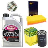 MotoröL Filter Set 5W-30 5 Liter + ÖLablassschraube FüR Audi A6 80 100 2.6 2.8