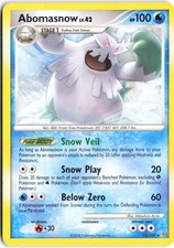 Abomasnow 12/100 Rare Stormfront Pokemon LP
