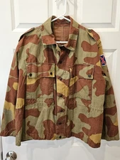 Vintage Italian Army M29 Telo Mimetico Camo Paratrooper Jacket Operation Gladio
