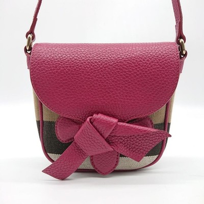 バッグ BURBERRY LONDON PINK Nova Check Handbag Burberry London Shoulder Bag Pink Nova Check Women Bag Accessory