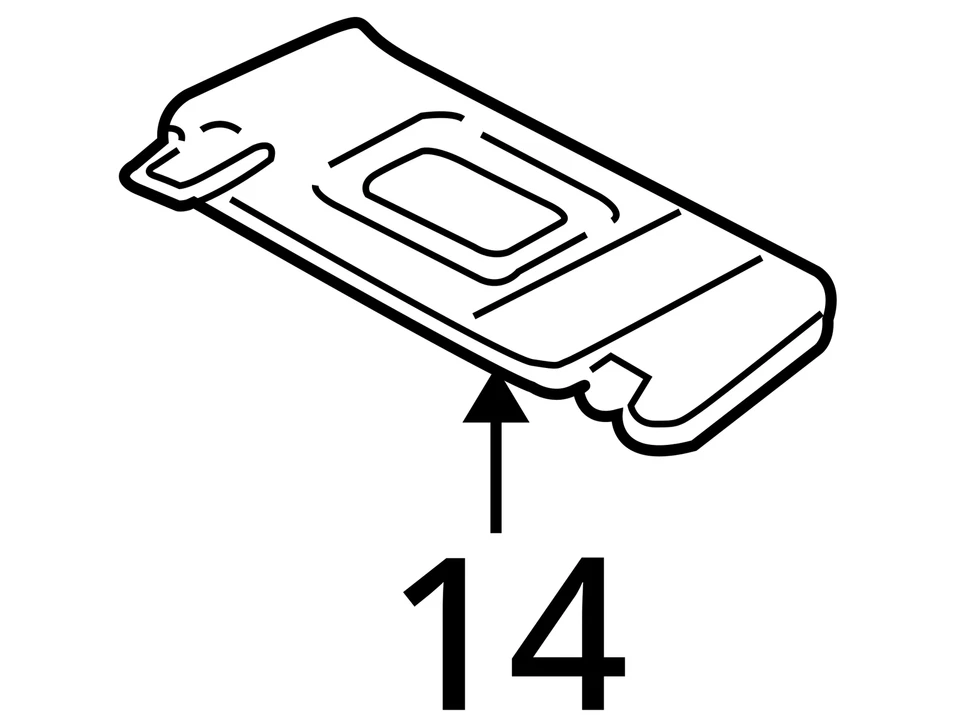梅赛德斯-奔驰 C240 乘客遮阳镜右遮阳板灰色 EZ7B — 第 4/4 张图片