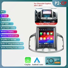 Car Android 14 GPS Navigation Wifi 9.7" For Chevrolet Captiva 2011-2017 radio BT