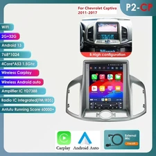 Car Android 14 GPS Navigation Wifi 9.7" For Chevrolet Captiva 2011-2017 radio BT