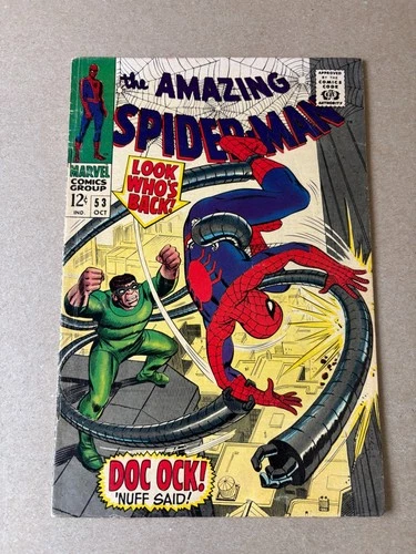 Amazing Spider-Man #53 VG/F Peter/MJ 1st Date! Doc Octopus (Marvel 1967)
