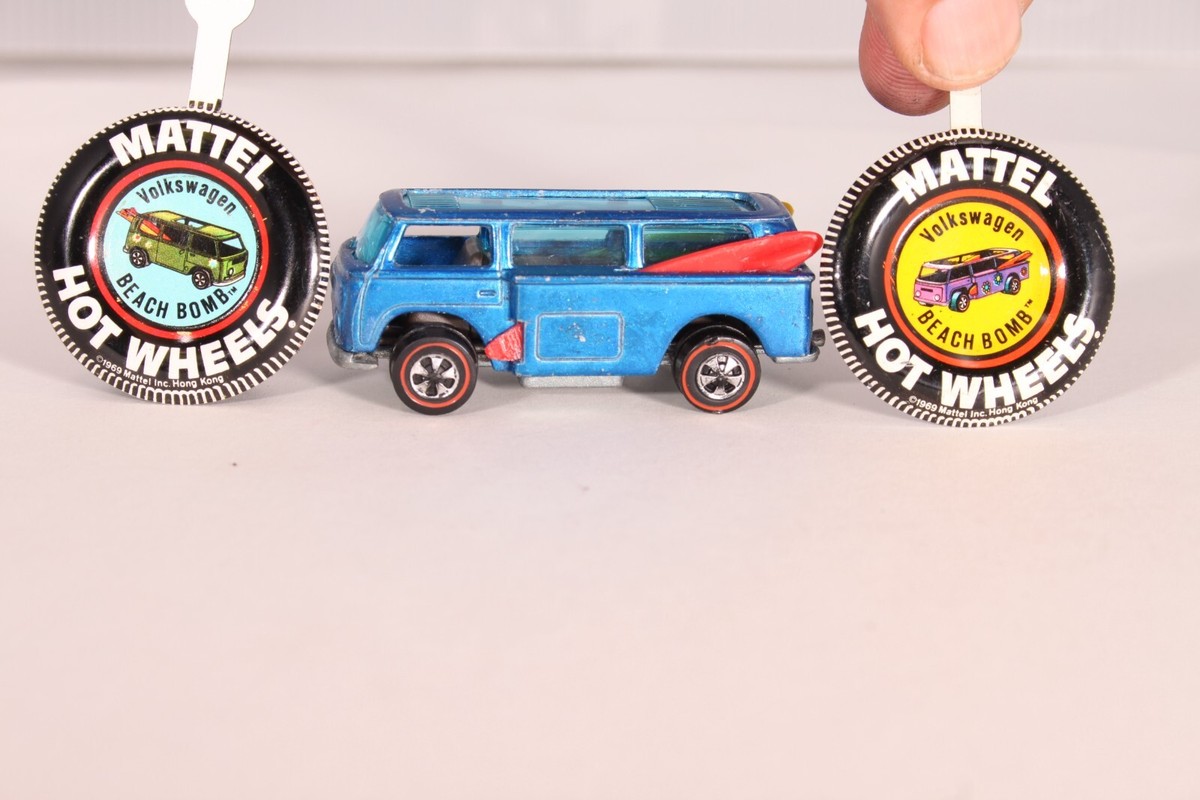 MATTEL HOT WHEELS 1969 VOLKSWAGEN BEACH BOMB SPECTRAFLAME