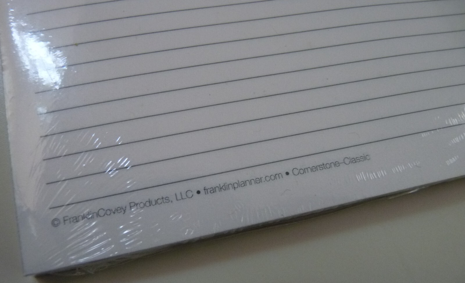 New Franklin Covey Planner refill 100 Cornerstone Lined cutaway pages