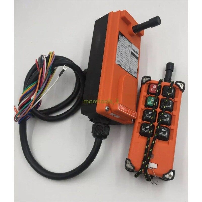 Hoist Crane Wireless Industrial Remote Control Transmitter & Receiver F21-E1B