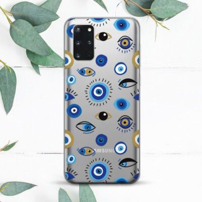 Psychedelic Melting Evil Eye Case For Samsung Note 20 S10 S20 S21 S22 S23 S24 FE