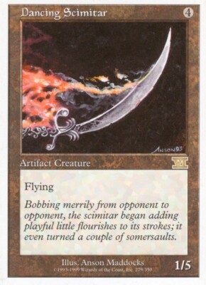 2X DANCING SCIMITAR 279/350 6TH SIXTH MTG MAGIC MP X2 (yourdeckbuilder)