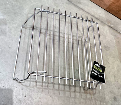 Dish Drainer Stainless Steel Chrome Polished Metal Folding plate