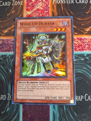 Yu-Gi-Oh! Wind-Up Hunter PHSW-EN024 Super Rare Unlimited Near Mint