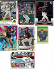 CJ Abrams 7 Card Lot with Topps Heritage Minors Venezuela Stamp Card NM