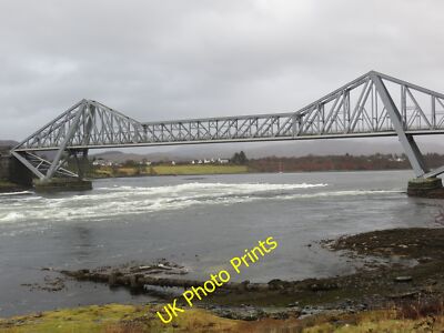 Photo 6x4 Falls of Lora in full flow below Connel Bridge  c2015