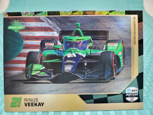 2025 Parkside Indycar NTT Checkered Flag Shimmer Foil Singles - Picture 60 of 110