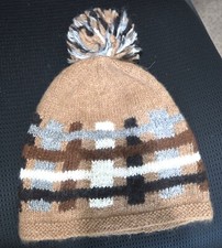 Stripe 100 baby Alpaca Beanie, soft.all natural no added colors , handmade