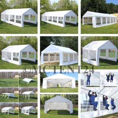 Partyzelt Pavillon wasserdicht PE / PVC Festzelt 3x2 - 6x12m Profi Qualität NEU