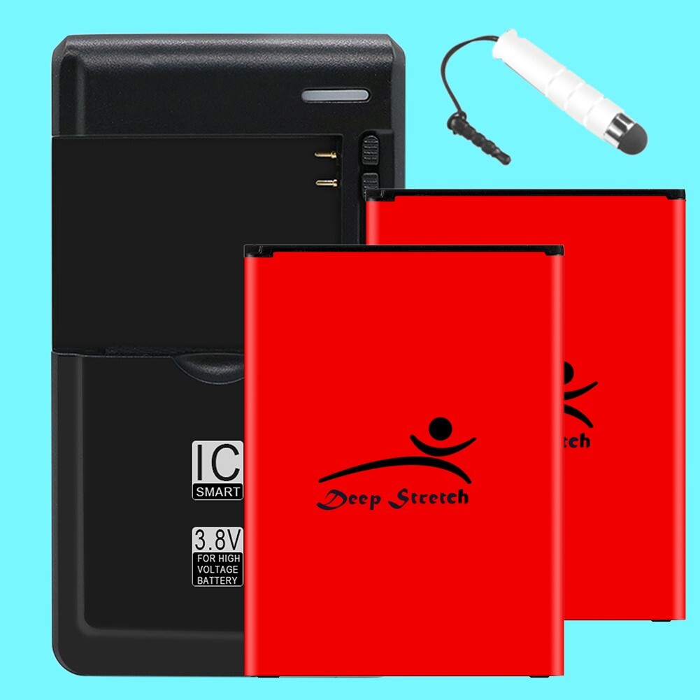 Long Lasting 2X 4670mA Substitutable Battery Charger Stylus for LG Stylo 3 M430