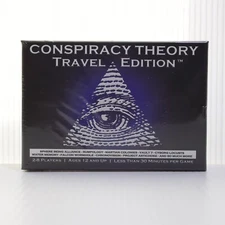 Conspiracy Theory Travel Edition 2020 Neddy Trivia Board Game, New & Sealed