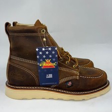 THOROGOOD 814-4203 6″ TRAIL CRAZY HORSE SOFT TOE FIRM MENS WORK BOOTS SIZE 11.5D