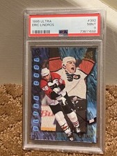 1995 Ultra Eric Lindros PSA 9 Card #392 NEW CASE POP 1 NO 10