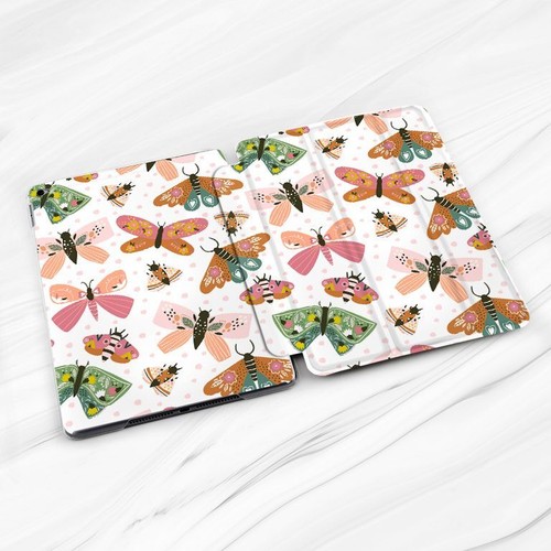 Funda retro colorida mariposas para iPad 10.2 Air 3 4 5 Pro 9.7 11 12.9 Mini - Imagen 2 de 6