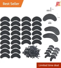 Quality Rubber Heel Plates with Nails - 30PCS Replacement Taps for Heels