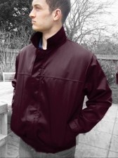  JACKET - BOMBER STYLE DRIVERS LINED WORK COAT - ZIP FRONT British Made  - JK60