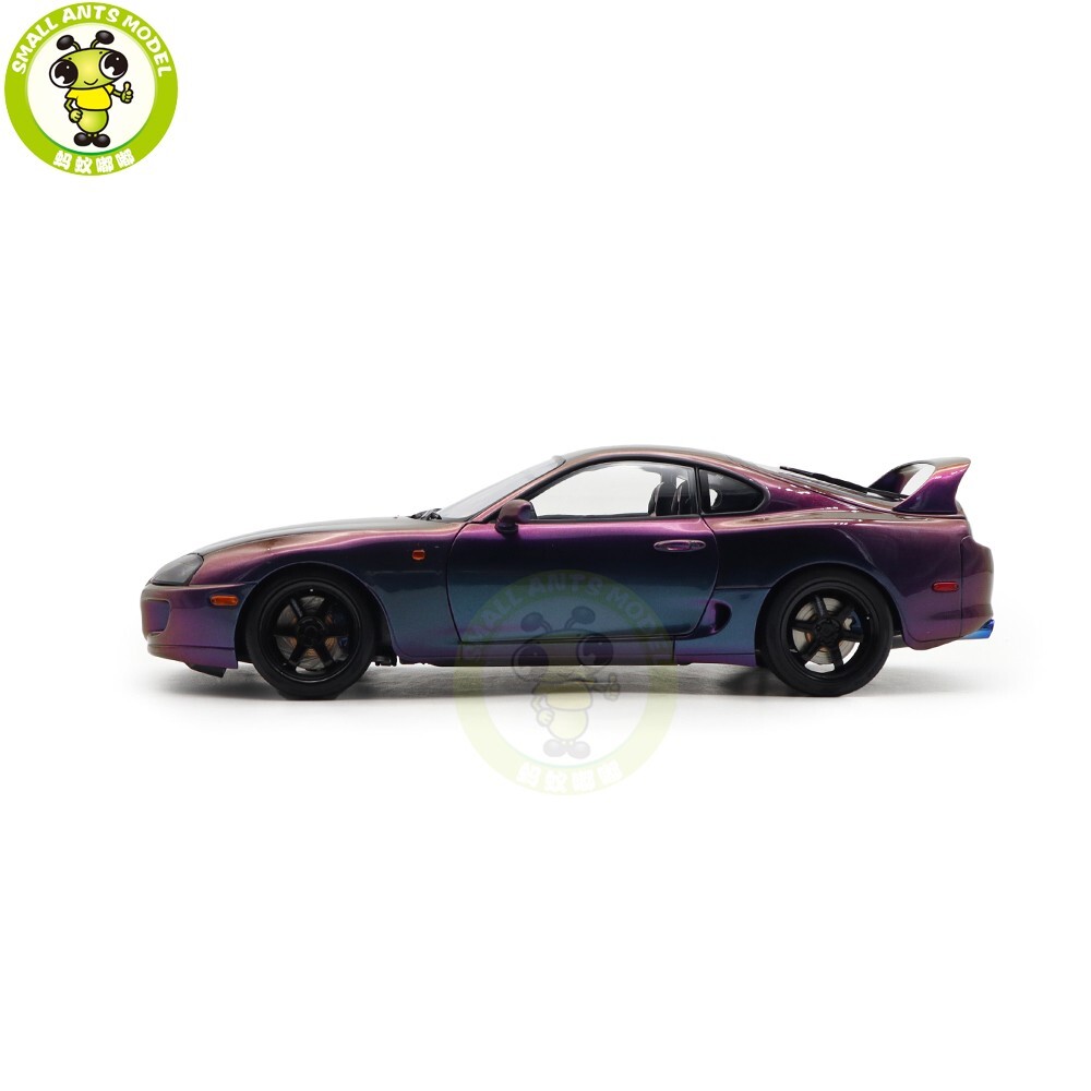 【新品】WhelArt 1:18 Toyota Supra A80 Purple Whelart New Toyota Supra A80 - Midnight Purple