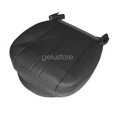 Fits 2003-2016 Chevy C Series Kodiak Driver Bottom Leather Seat cover Dark Gray