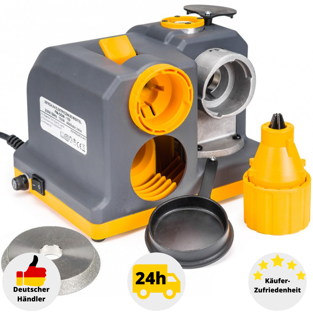 Universal Bohrerschleifer - Schärfgerät Für 2-13mm Bohrer, Passt Auf 115/125mm Winkelschleifer