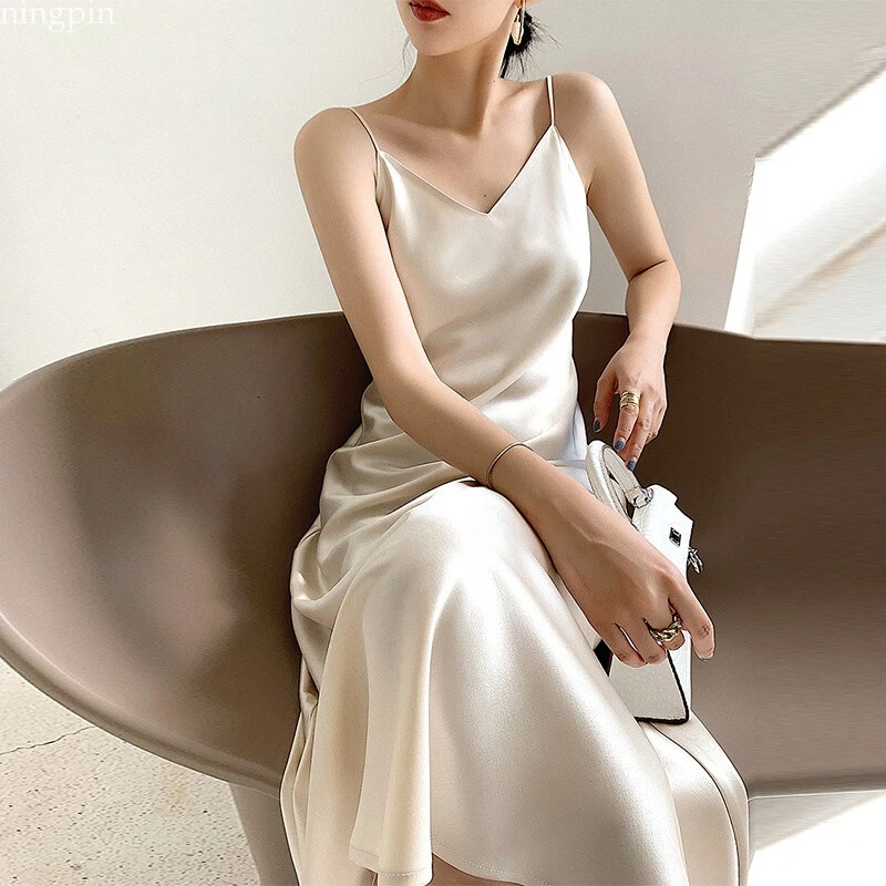 Korean top strap dress