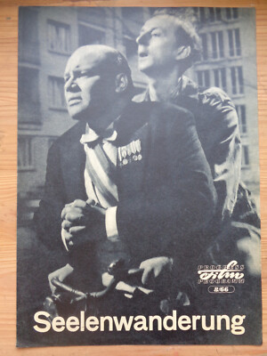 Filmprogramm Progress 8/66  Seelenwanderung  Hanns Lothar, W.Reichmann