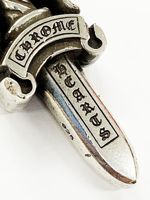 CHROME HEARTS DOUBLE DAGGER Pendant Top Silver 925 | eBay CHROME HEARTS DOUBLE DAGGER Pendant Top Silver 925 | eBay