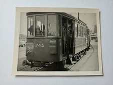 Small Vintage photograph of a Tram