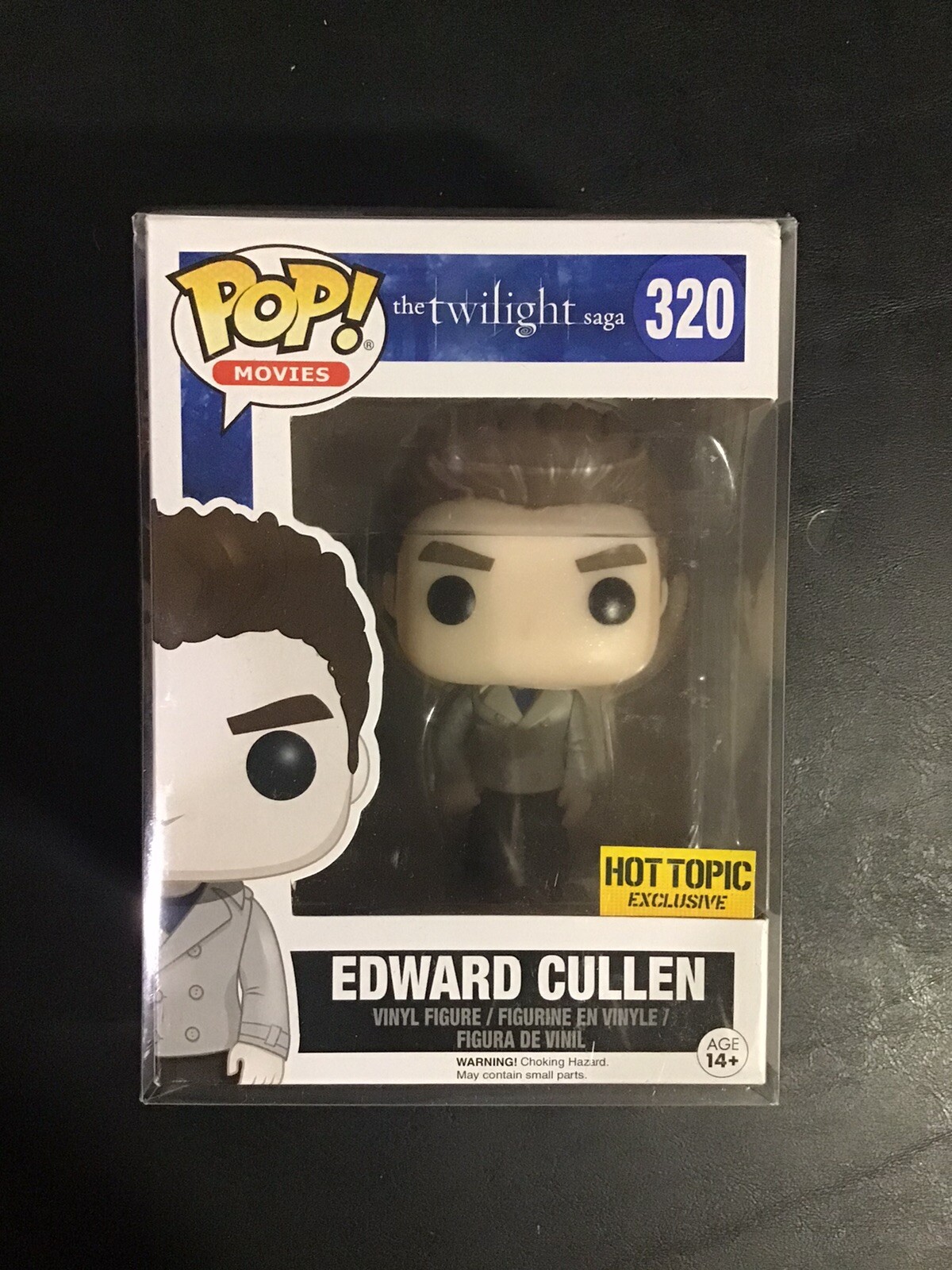 Funko Pop! Twilight - Edward Cullen 320 - (Glitter) - Hot Topic W/Protector
