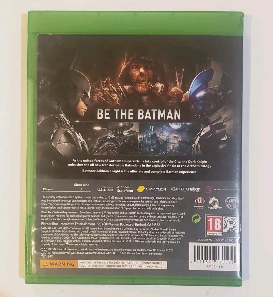 Batman: Arkham Knight - Xbox One | eBay