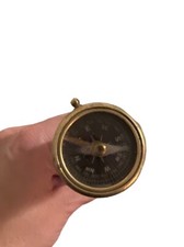 Wooden Walking Stick Cane With Compass 35  