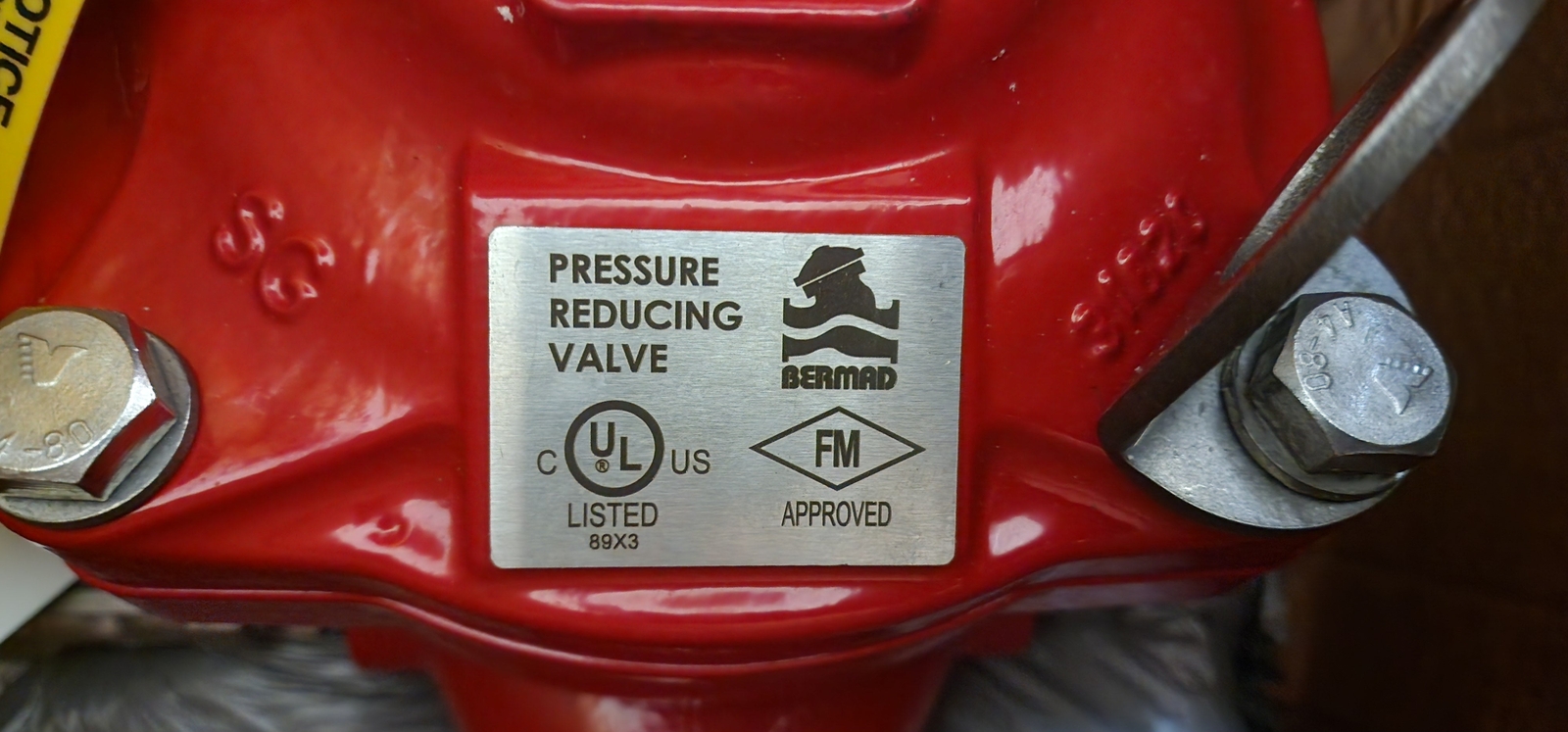 BERMAD FP-42T Fire Pressure Reducing Valve – UL/FM Approved – Pilot Operated