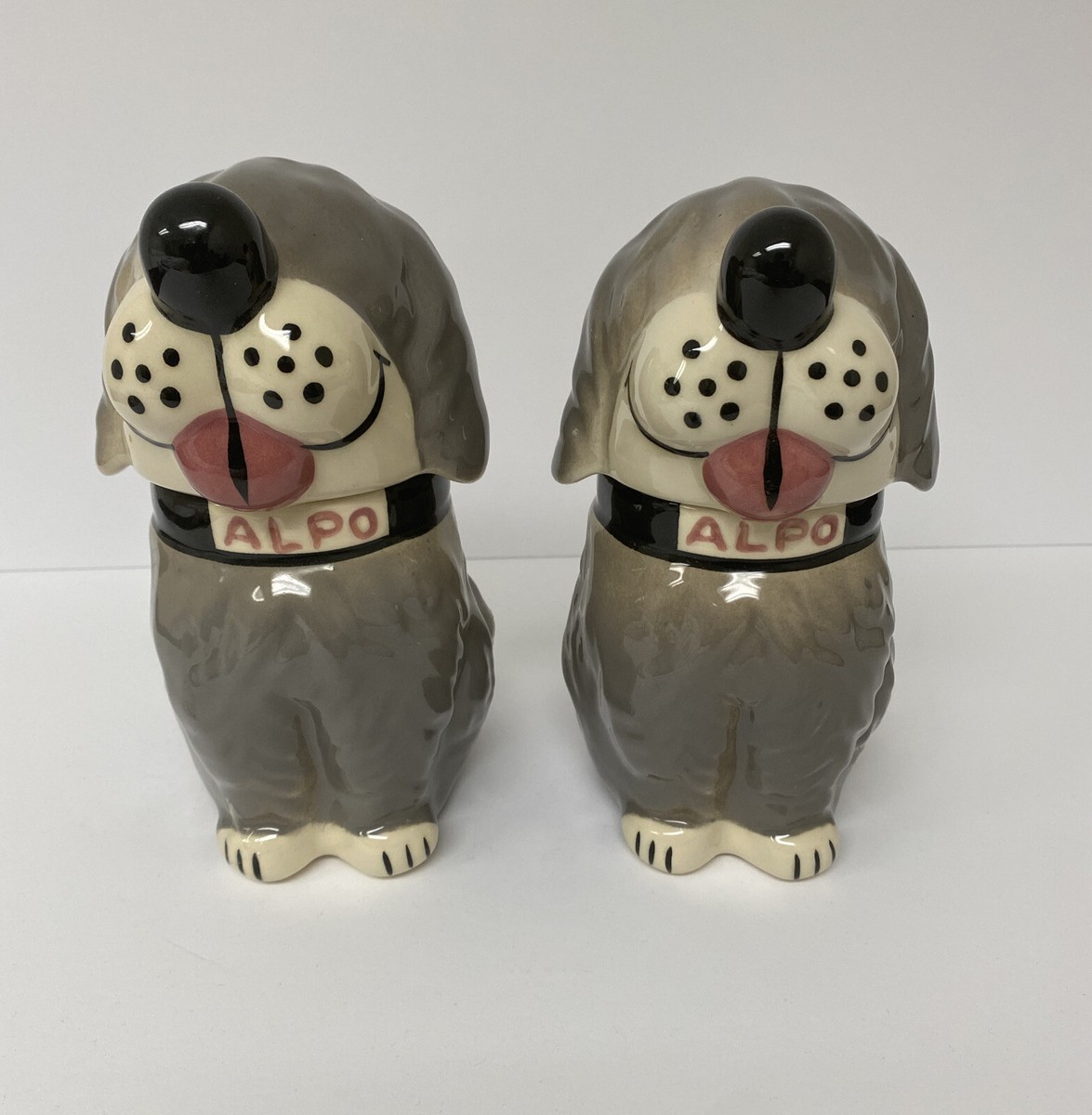 Vintage DAN THE DOG CERAMIC Cookie TREAT JAR Alpo McCoy USA 8