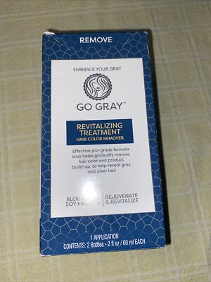 Go Grey Remove Go Gray REMOVE Revitalizing Treatment Hair Color Remover 1 Application ...