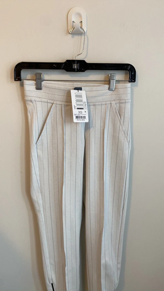 Pantalones mocasines skimmer a rayas blancos talla XS NUEVOS CON ETIQUETAS Foto 4 de 4