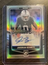 2024 Donruss Optic Jakorian Bennett  Signature Series Silver Prizm