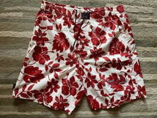 Vintage Tommy Jeans Men's Floral Tropical Style Casual/Swimming Shorts - XL