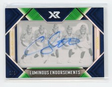 2018 Panini Xr COURTLAND SUTTON RC Luminous Endorsements Auto Green #d 2/3