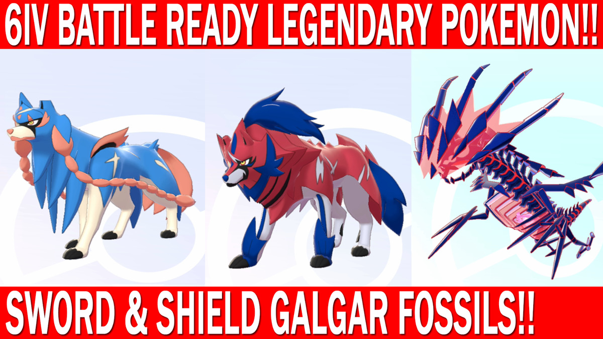 Legendary Zacian / Pokemon Sword and Shield / 6IV Pokemon