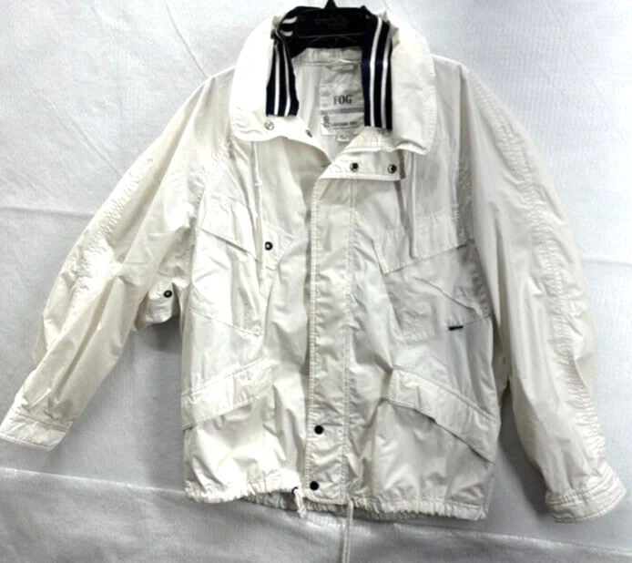 London fog shop white jacket