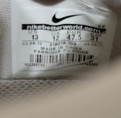 Nike Dunk Low 2012 Obsidian Navy White Rare Vintage 318019  display picture 1